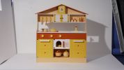 Wooden Pretend Play Kitchen Set for Kids Toddlers, Toys Gifts for Boys and Girls,Yellow