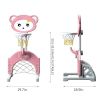 Cartoon cat Kids Toddler Basketball Stand: The Ultimate 3-in-1 Indoor Activity Center
