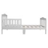 Wooden Baby Toddler Bed Children Bedroom Furniture with Safety Guardrails White Replacement code: 98026167