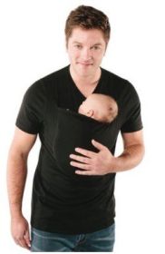 Leisure mother kangaroo multifunction vest (Option: Black-S-Men)
