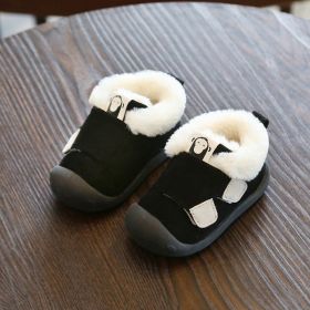 Children's Toddler Shoes (Option: Black-14-With Logo)